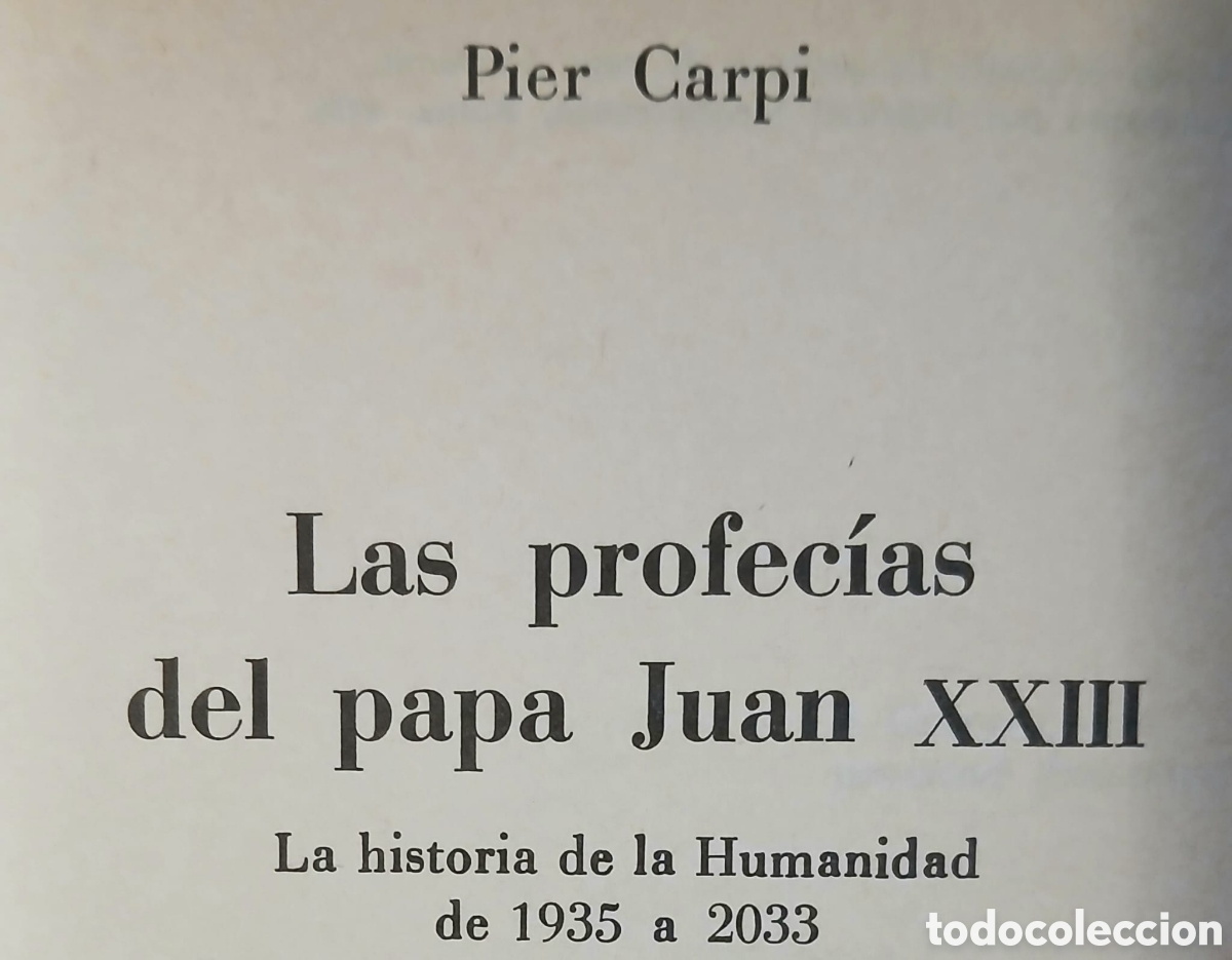 Libros: Las profecias del papa Juan XXIII - Foto 2