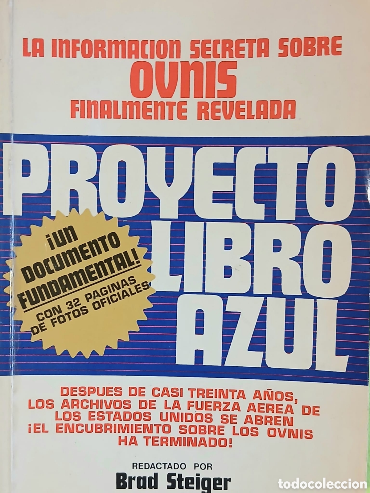 Libros: Proyecto libro azul, Brad Steiger - Foto 1