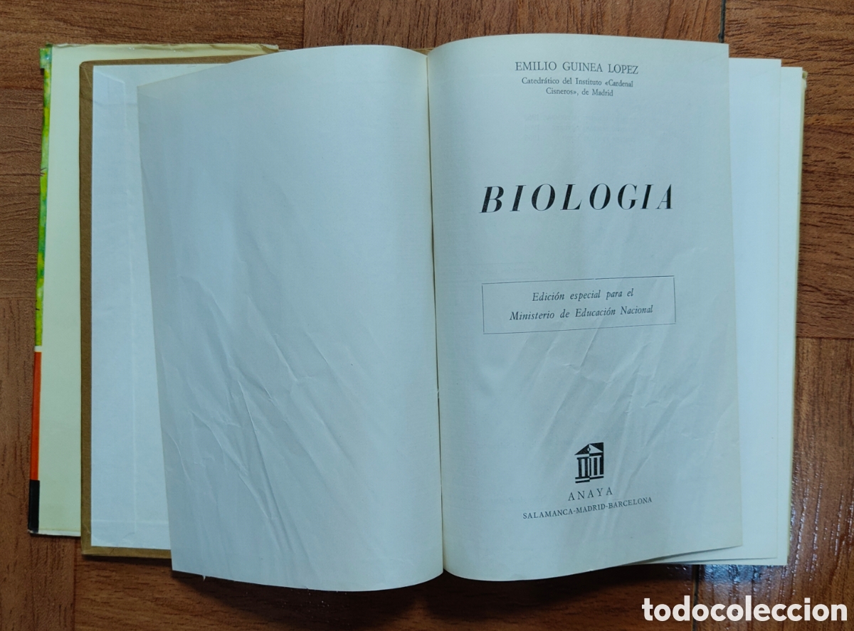 Libros: Biolog&iacute;a � Anaya 1966 - E. Guinea L&oacute;pez - Foto 5