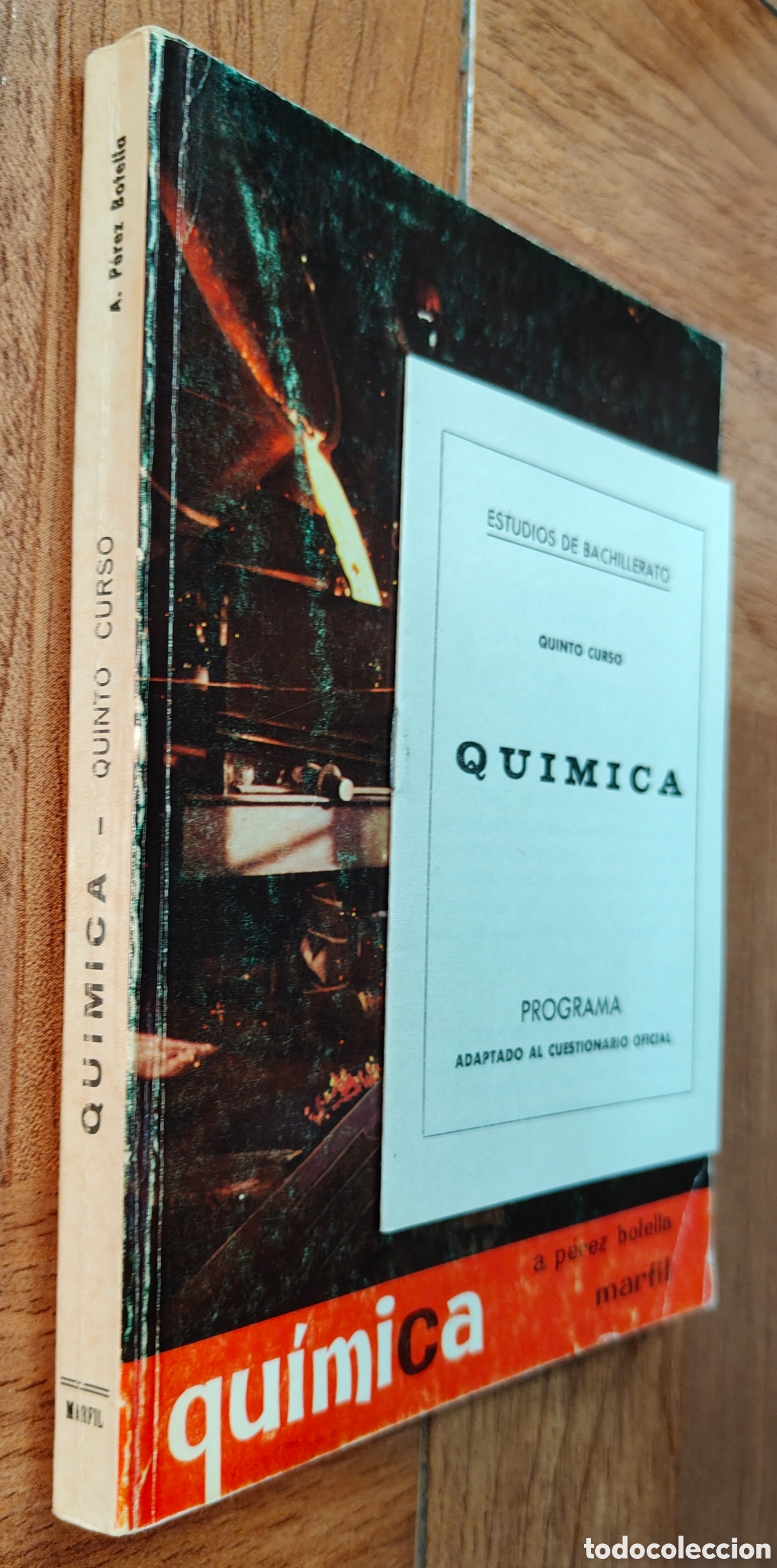 Libros: Qu&iacute;mica 5&ordm; Curso + Programa � Marfil - A. P&eacute;rez Botella - Foto 2