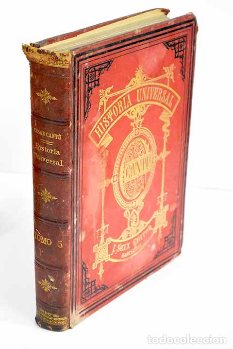 Libros: Historia universal, tomo V.- Cantu, Cesare - Foto 1
