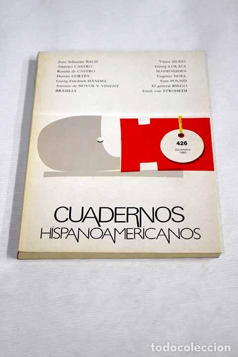 Libros: Cuadernos hispanoamericanos. N&ordm; 426 - Foto 1