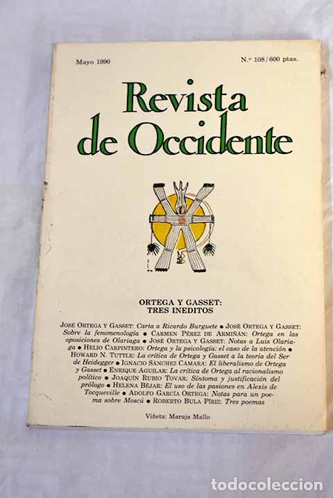 Libros: Revista de Occidente, A&ntilde;o 1990, n&ordm; 108: - Foto 1