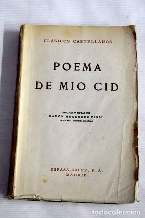 Libros: Poema de M&iacute;o Cid: : Espasa-Calpe. - Foto 1