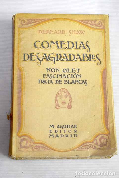 Libros: Comedias desagradables.- Shaw, George Bernard - Foto 1