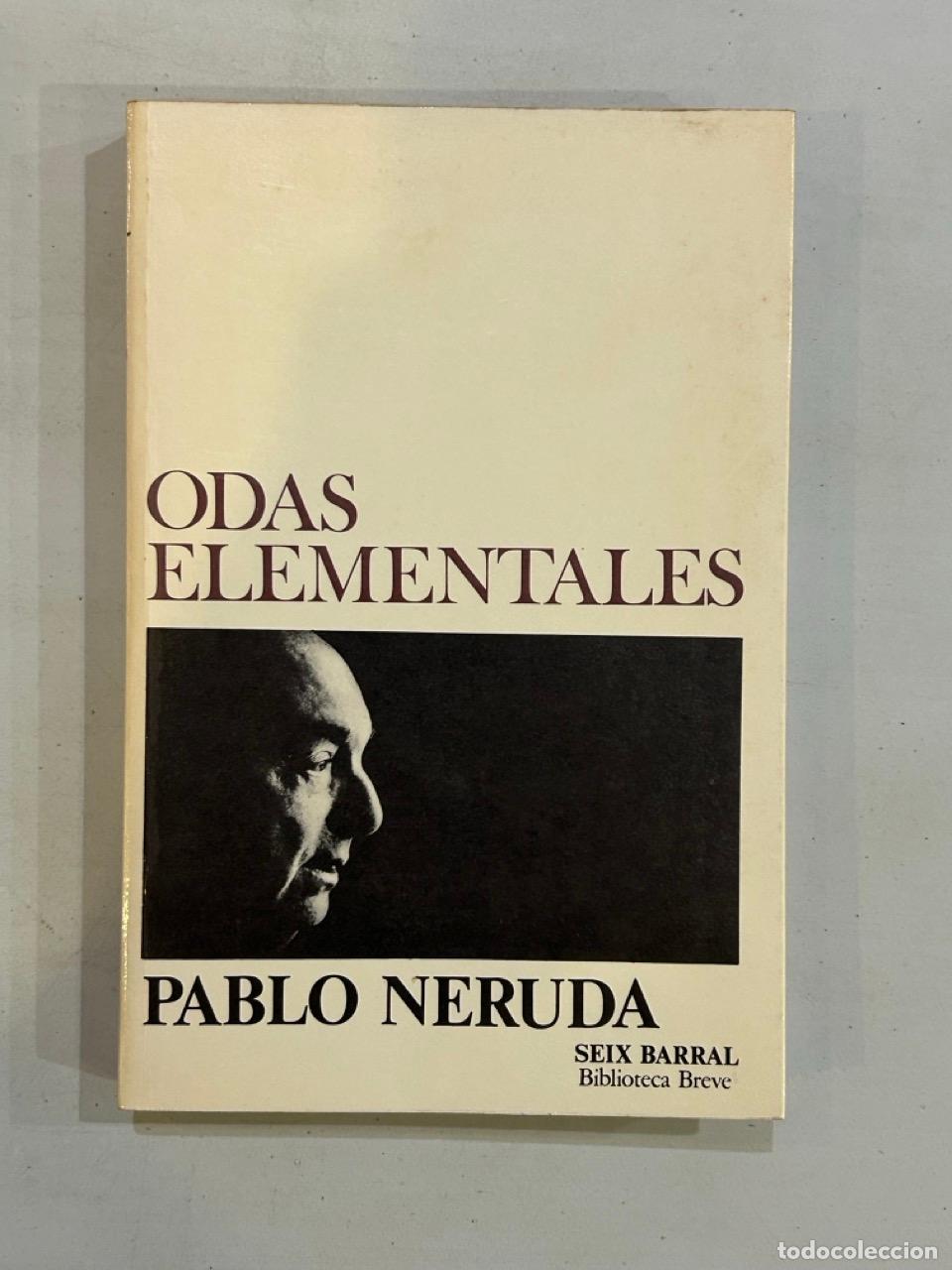 Libros: Pablo Neruda - Odas elementales - Foto 1