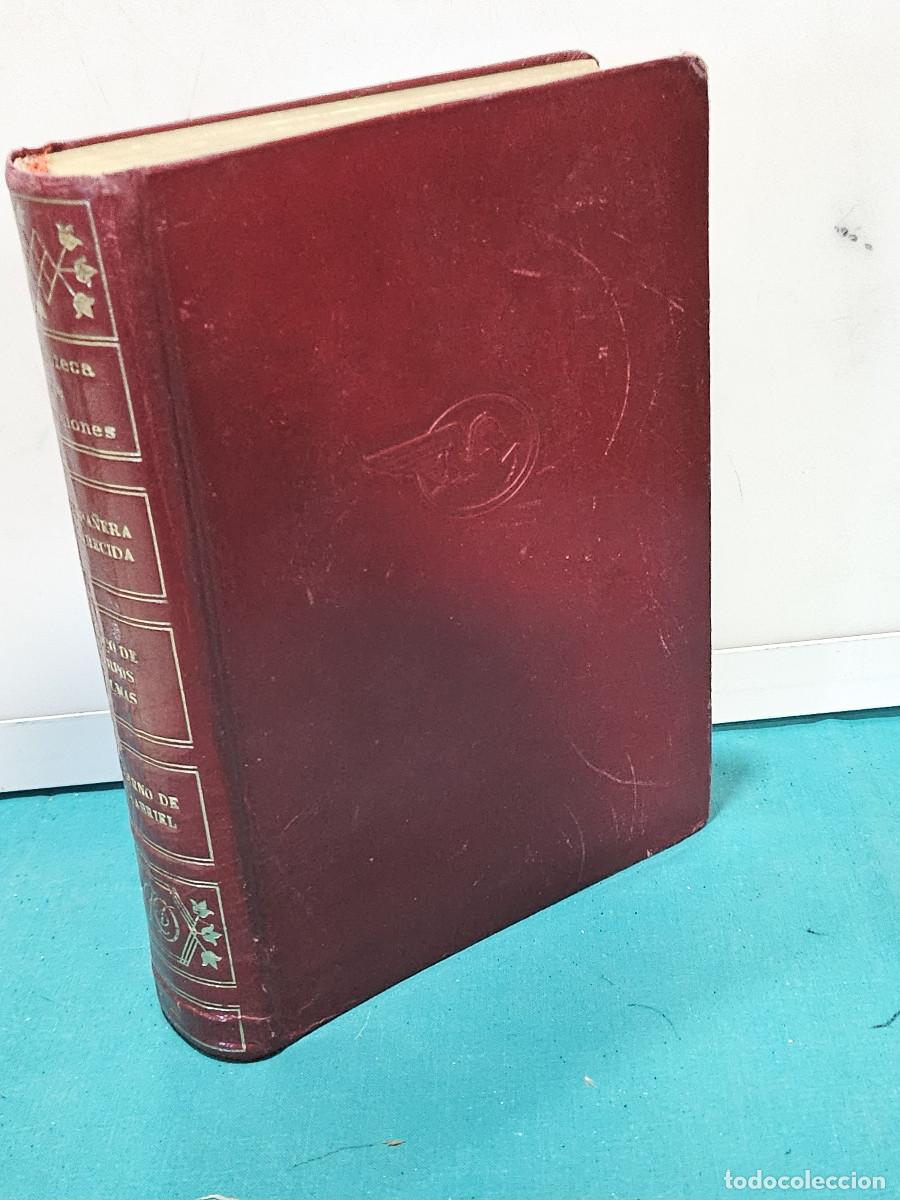 Libros: libro en piel rojo antiguo - Foto 1