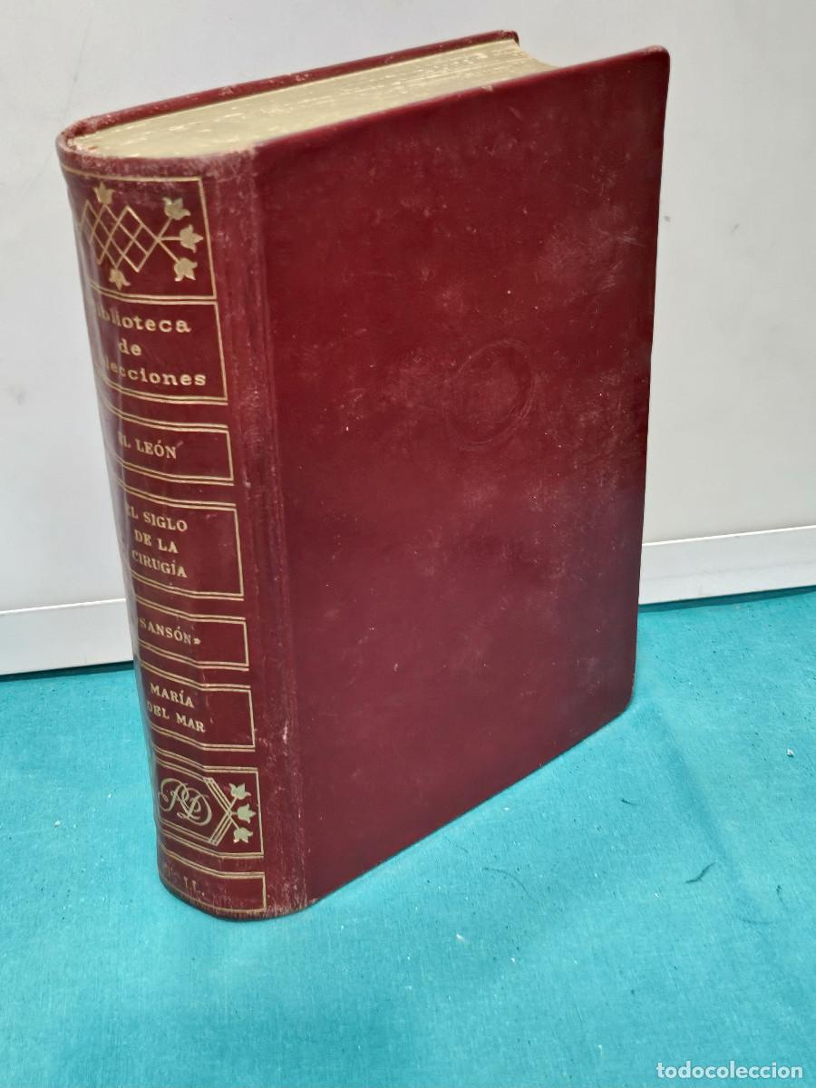 Libros: libro en piel rojo antiguo - Foto 1