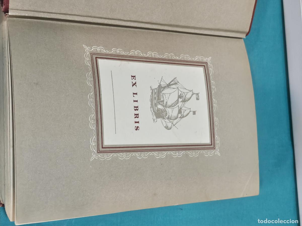 Libros: libro en piel rojo antiguo - Foto 3