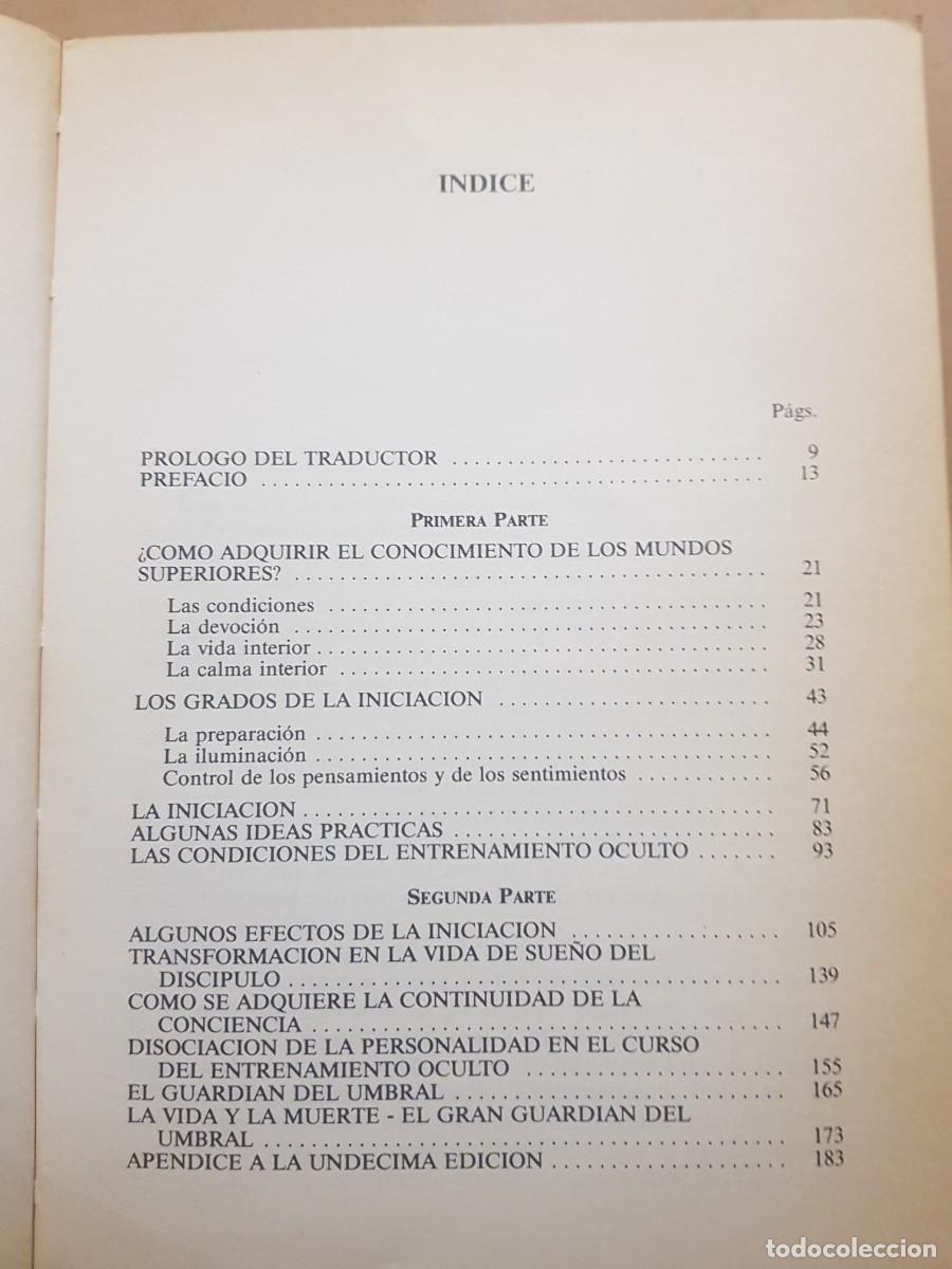 Libros: LA INICIACION - RUDOLF STEINER - ED. EDAF - 1988 - Foto 6