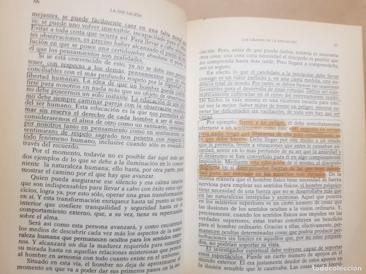 Libros: LA INICIACION - RUDOLF STEINER - ED. EDAF - 1988 - Foto 13