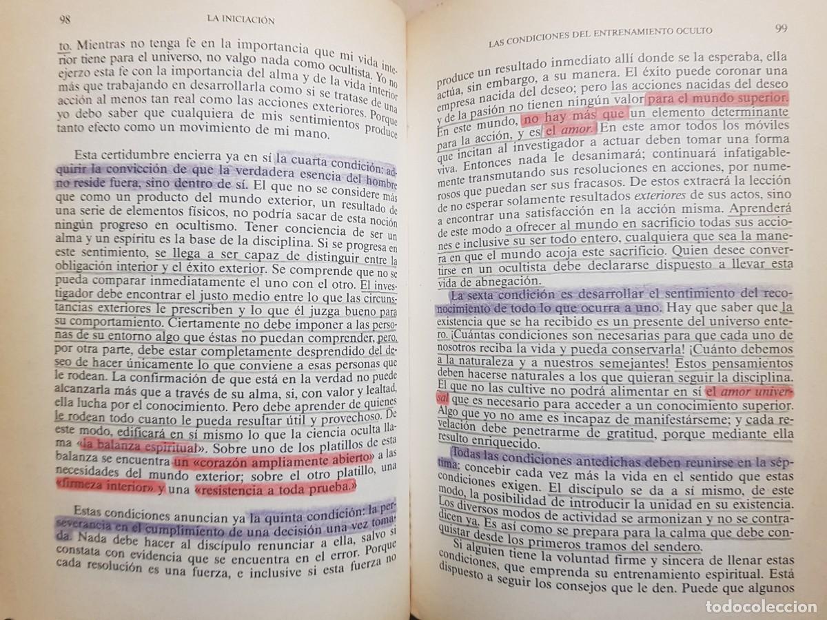 Libros: LA INICIACION - RUDOLF STEINER - ED. EDAF - 1988 - Foto 15