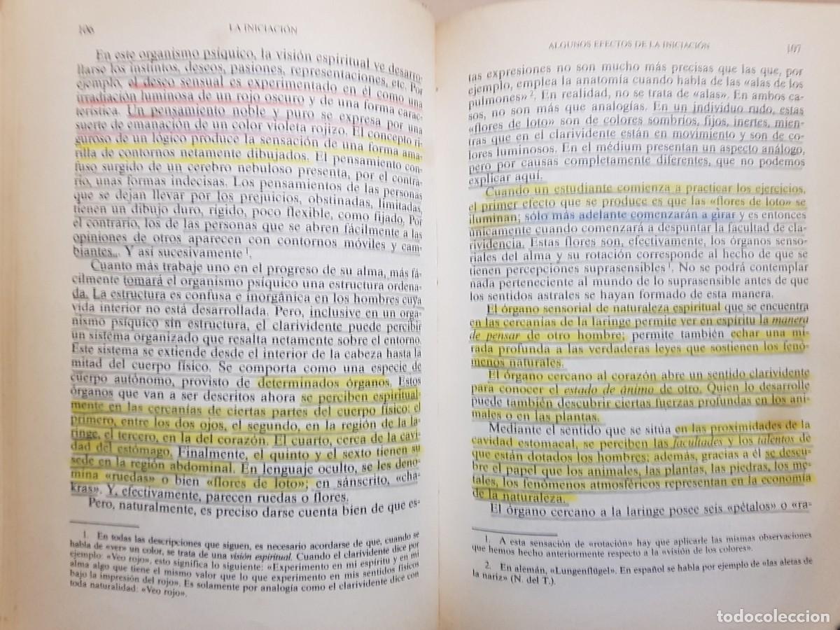 Libros: LA INICIACION - RUDOLF STEINER - ED. EDAF - 1988 - Foto 16