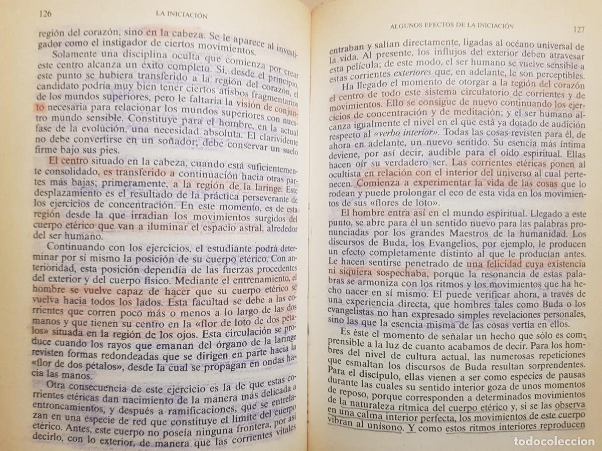 Libros: LA INICIACION - RUDOLF STEINER - ED. EDAF - 1988 - Foto 17