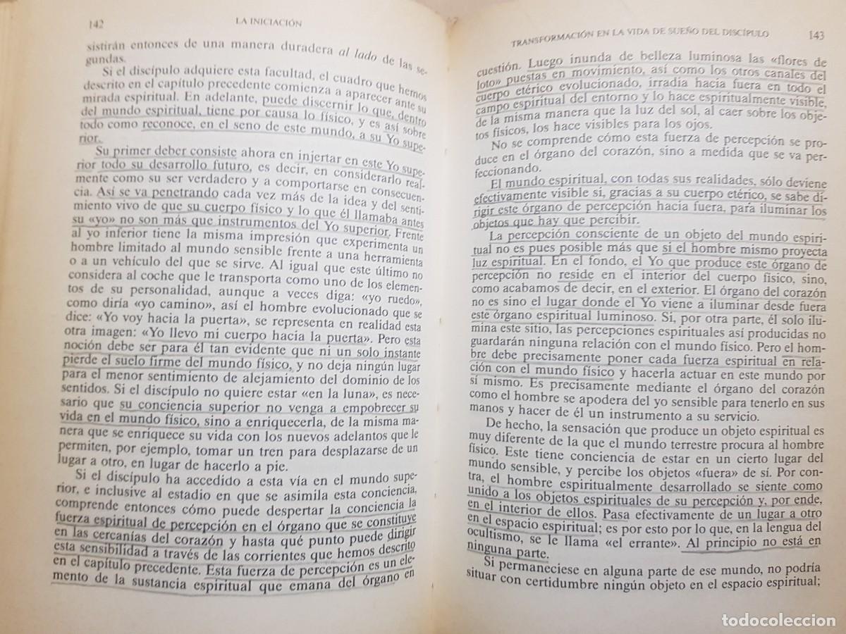 Libros: LA INICIACION - RUDOLF STEINER - ED. EDAF - 1988 - Foto 18