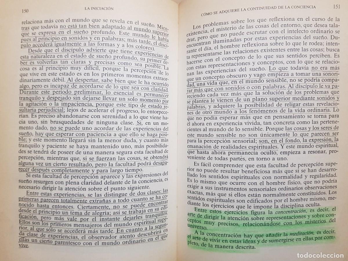 Libros: LA INICIACION - RUDOLF STEINER - ED. EDAF - 1988 - Foto 19