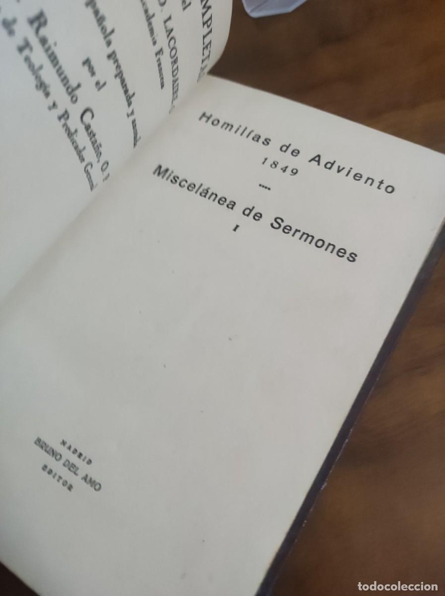 Libros: HOMILIAS DE ADVIENTO 1849 MISCELANEA DE SERMONES 1 - Foto 3