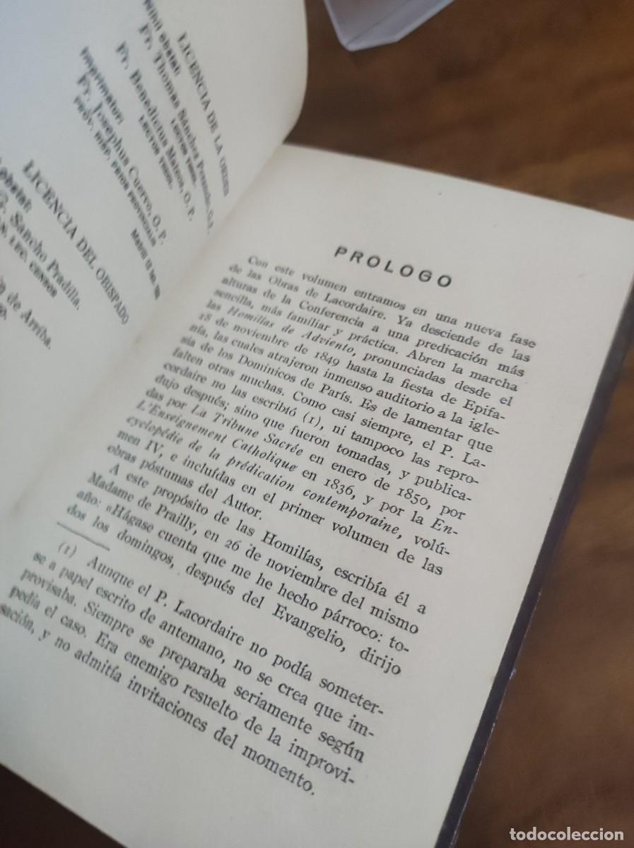 Libros: HOMILIAS DE ADVIENTO 1849 MISCELANEA DE SERMONES 1 - Foto 4