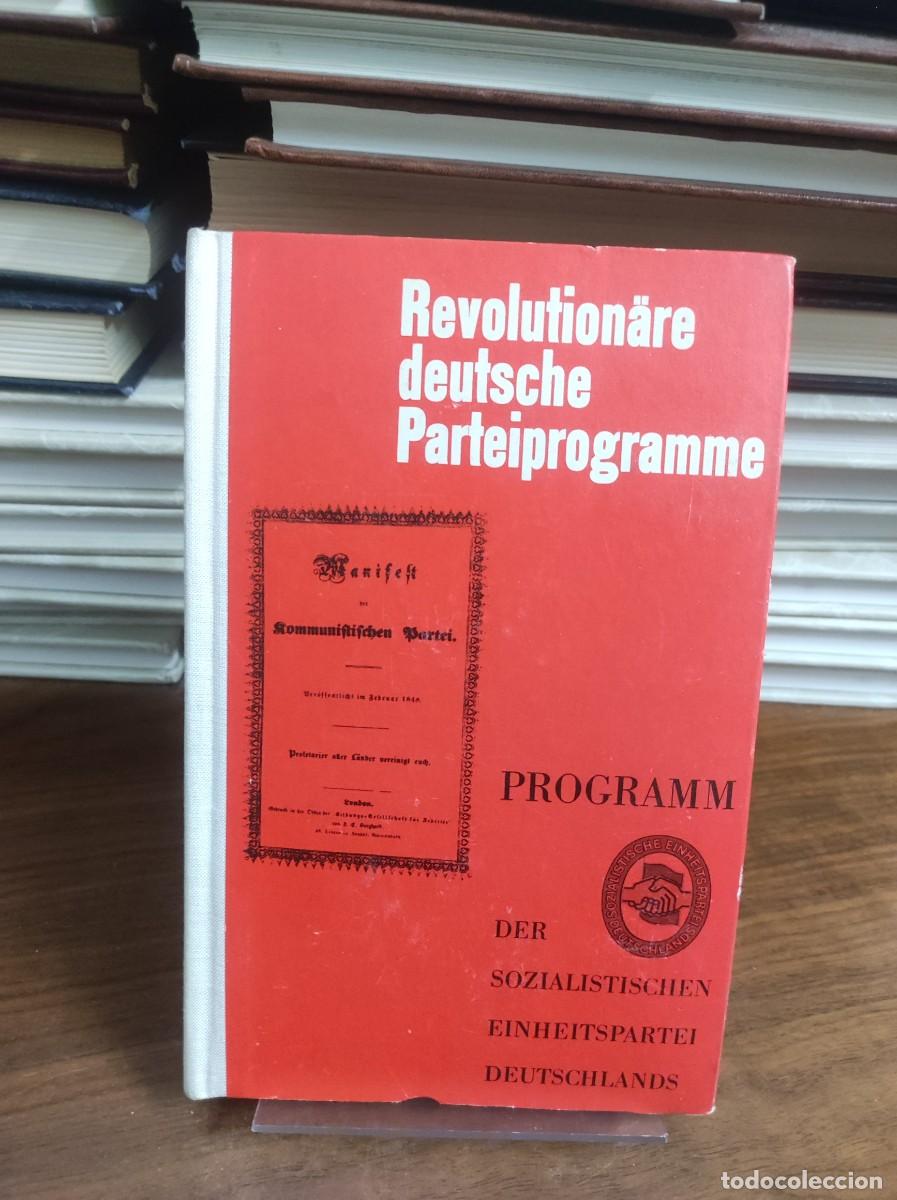 Libros: REVOLUTIONARE DEUTSCHE PARTEIPROGRAMME PROGRAMM - Foto 1