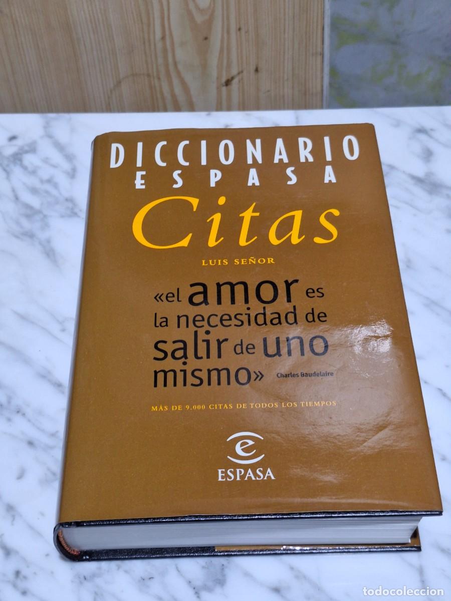 Libros: Diccionario Espasa Citas - Luis Se&ntilde;or - Foto 1