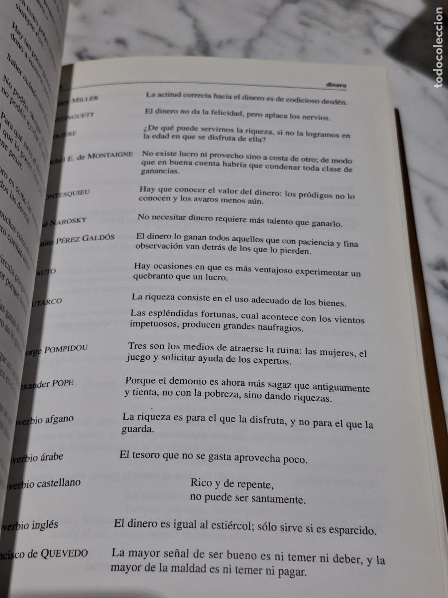 Libros: Diccionario Espasa Citas - Luis Se&ntilde;or - Foto 10