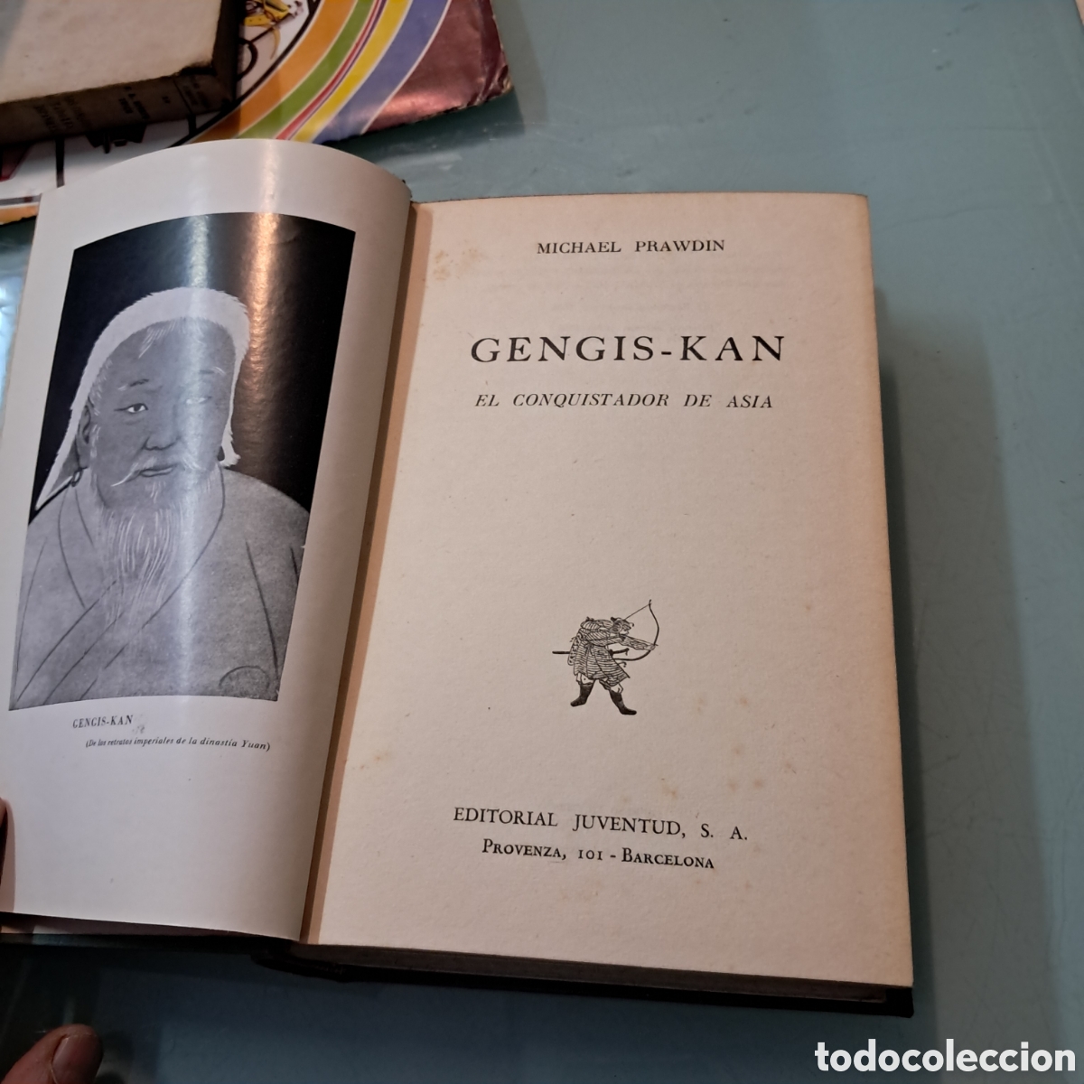 Libros: Michael Prawdin, Gengis Kan, Juventud 2 ed,1956 - Foto 2