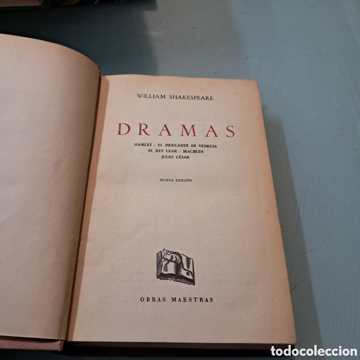 Libros: William Shakespeare, Dramas,Obras maestras,1949 - Foto 2