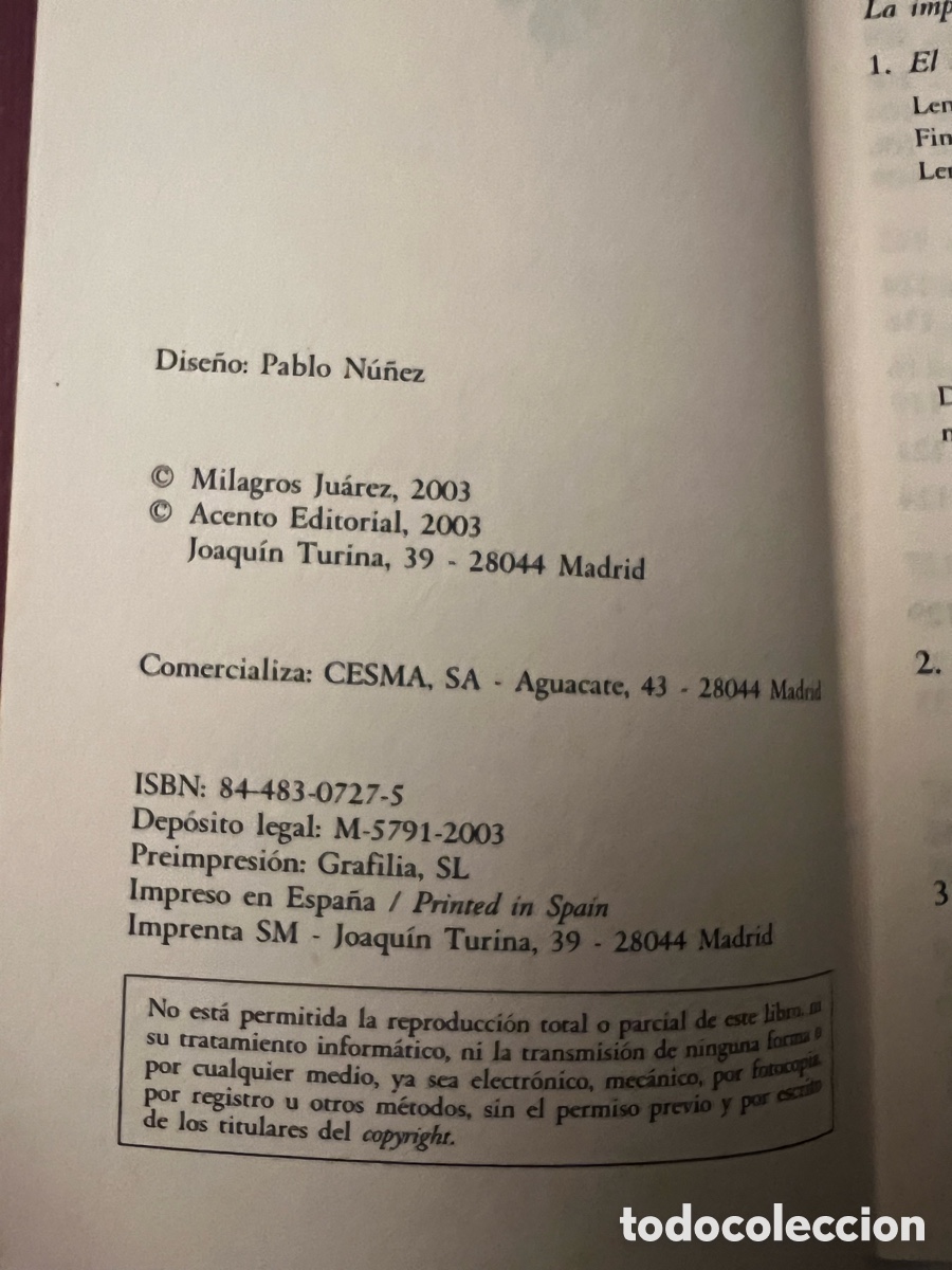 Libros: Saber expresarse. Milagros Ju&aacute;rez. Ed. Acento. - Foto 3