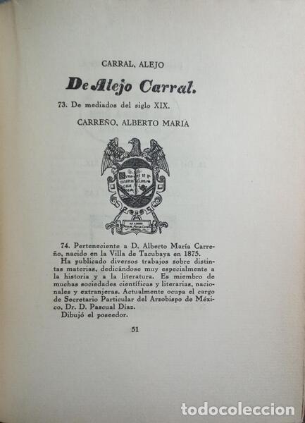 Libros: TEIXIDOR. (Felipe) - EX LIBRIS Y BIBLIOTECAS DE MEXICO. - Foto 2