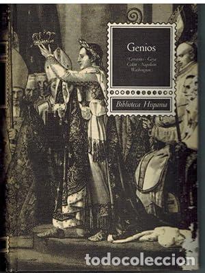 Libros: VV. AA.- - Genios: Cervantes, Goya, Col&oacute;n, Napole&oacute;n, Washington.
