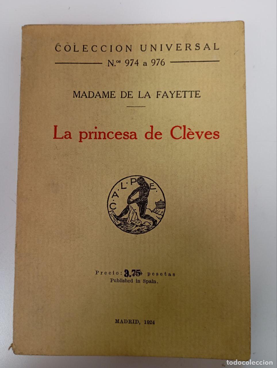 Libros: La princesa de Cl&egrave;ves - Madame de La Fayette - Foto 1
