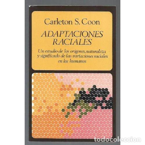 Libros: ADAPTACIONES RACIALES - CARLETON S COON - Foto 1