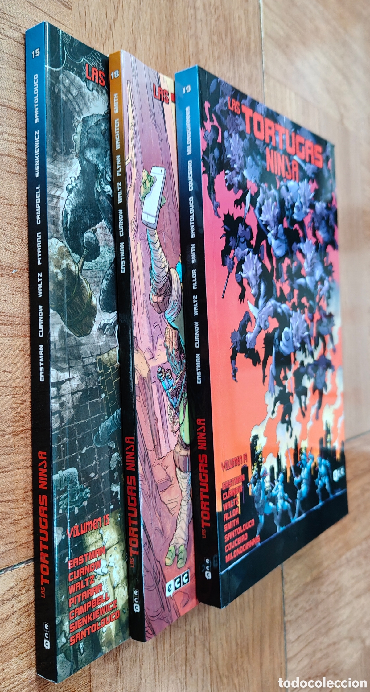 Libros: Las Tortugas Ninja � 3 N&uacute;meros (15-18-19) � ECC - VV. AA. - Foto 1