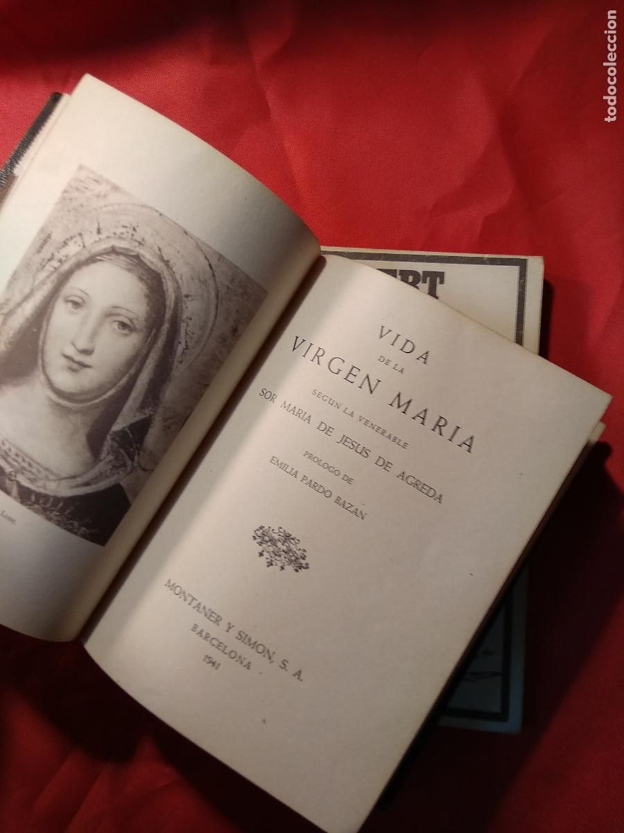 Libros: Vida de la virgen. M. de Agreda L.7539-1886 - Foto 2