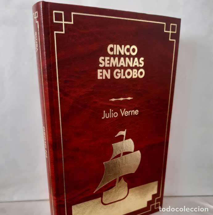 Libros: CINCO SEMANAS EN GLOBO - VERNE, JULIO - Foto 1