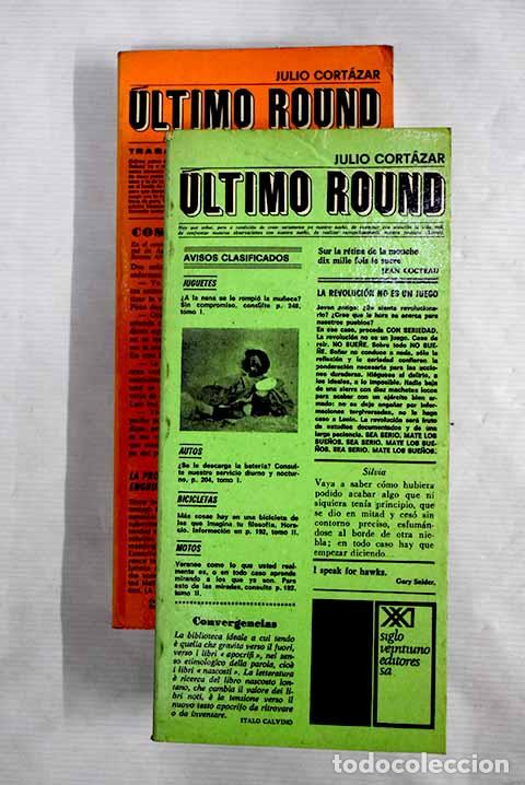 Libros: &Uacute;ltimo round: Cort&aacute;zar, Julio.- Cort&aacute;zar, Julio - Foto 1