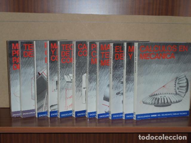Libros: ENCICLOPEDIA CEAC DEL DELINEANTE / DIBUJO T&Eacute;CNICO - 11 TOMOS - VV. AA.