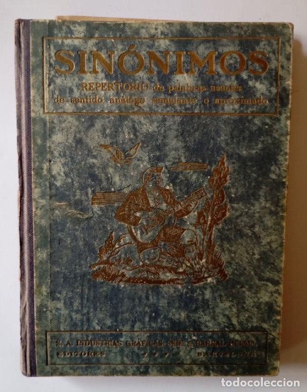 Libros: Sin&oacute;nimos - Pedro de Ir&iacute;zar y Avil&eacute;s - Foto 1