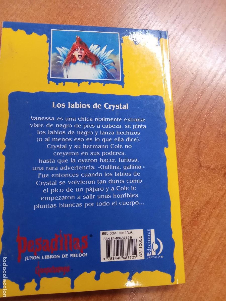 Libros: LOS LABIOS DE CRYSTAL - R.L. STINE - Foto 2