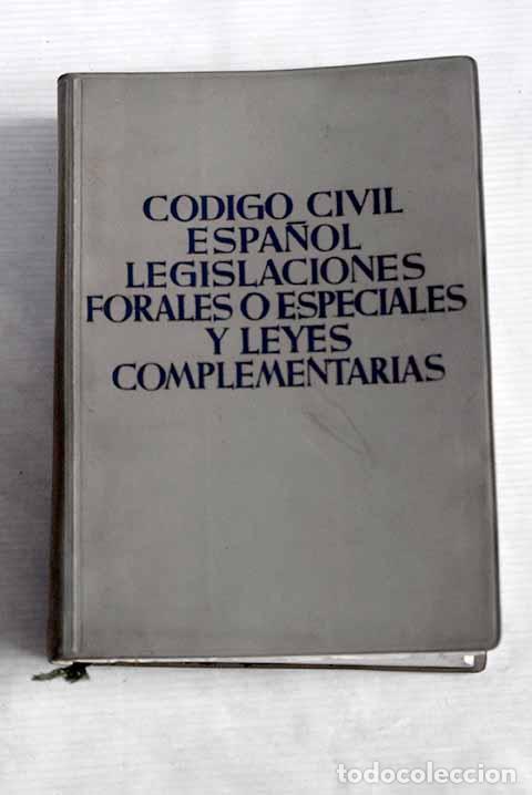 Libros: C&oacute;digo civil espa&ntilde;ol - Foto 1