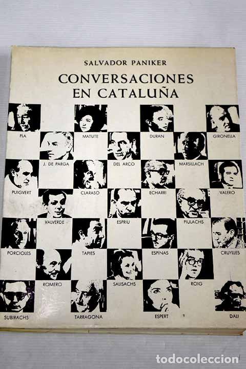 Libros: Conversaciones en Catalu&ntilde;a.- P&aacute;niker, Salvador