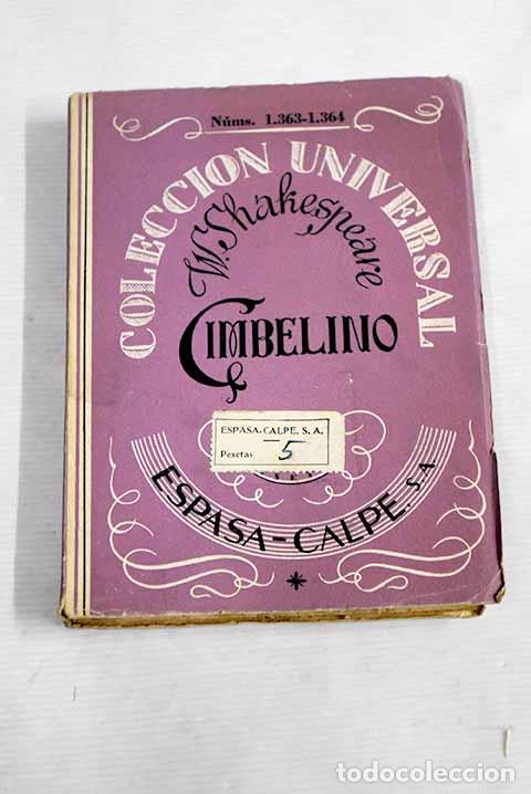 Libros: Cimbelino: Shakespeare, William.- Shakespeare, William - Foto 1