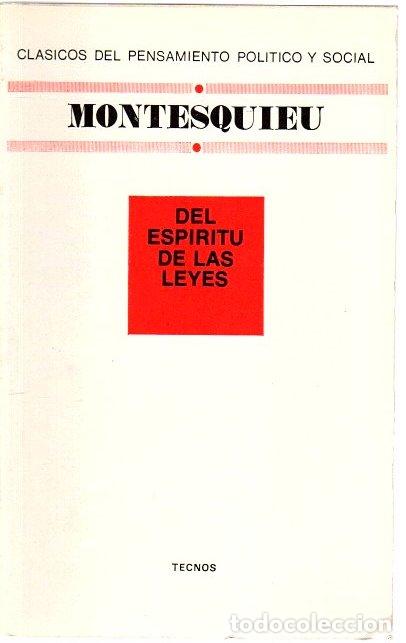 Libros: Del esp&iacute;ritu de las leyes - Montesquieu - Foto 1