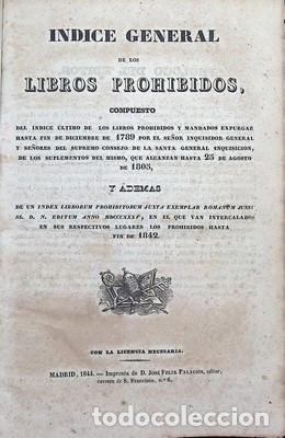Libros: Indice general de los libros prohibidos - Foto 2
