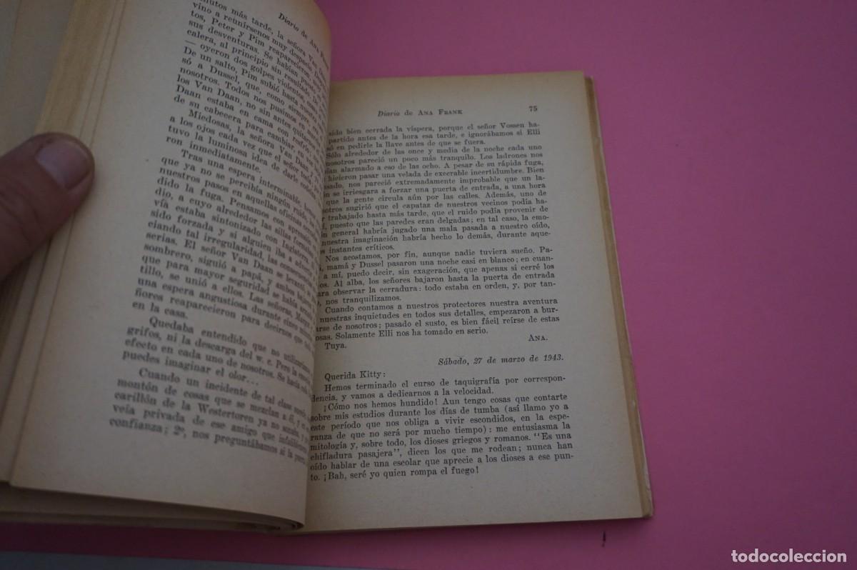 Libros: 3A/ DIARIO DE ANA FRANK - DANIEL ROPS / EDITORIAL HEMISFERIO - Foto 7