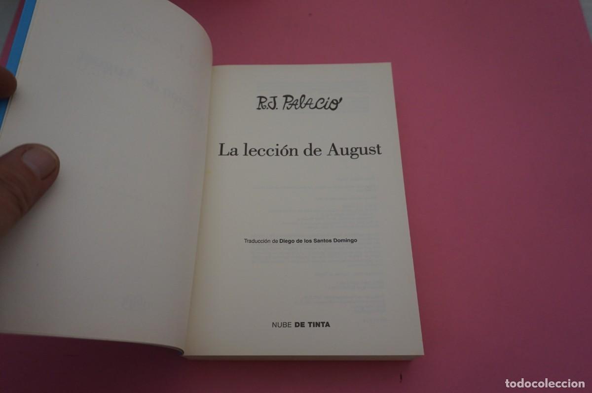 Libros: 15C/ LA LECCION DE AUGUST - R.J. PALACIO / NUBE DE TINTA - Foto 2