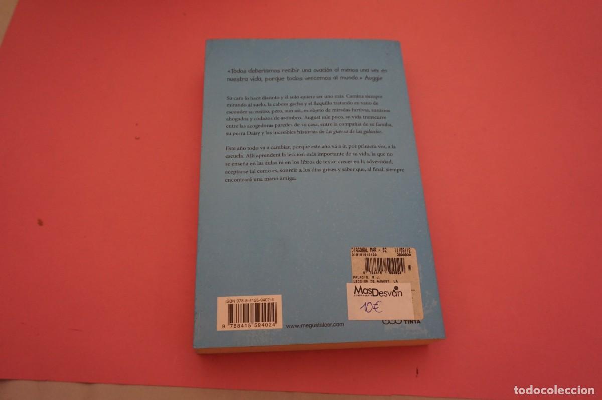 Libros: 15C/ LA LECCION DE AUGUST - R.J. PALACIO / NUBE DE TINTA - Foto 5