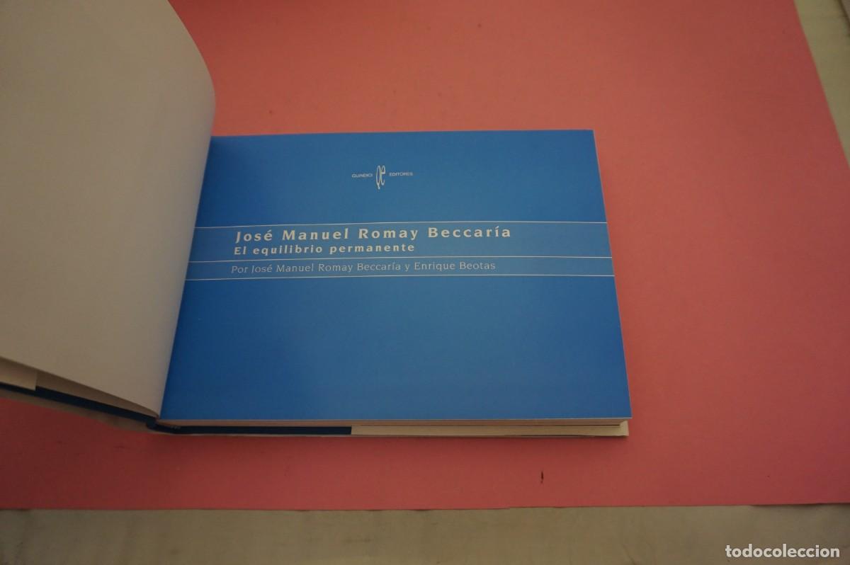 Libros: 15B/ EL EQUILIBRIO PERMANENTE - JOSE MANUEL ROMAY BECCARIA - LIBRO DEDICADO - Foto 4