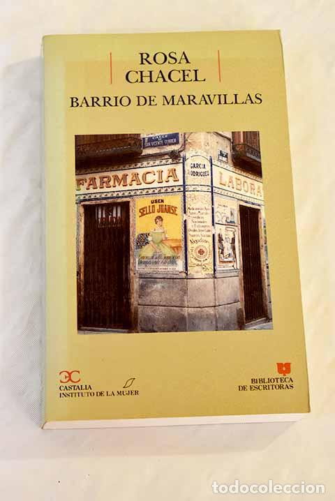 Libros: Barrio de Maravillas.- Chacel, Rosa - Foto 1