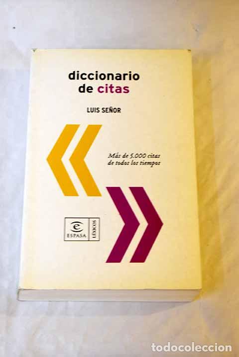 Libros: Diccionario de citas - Foto 1
